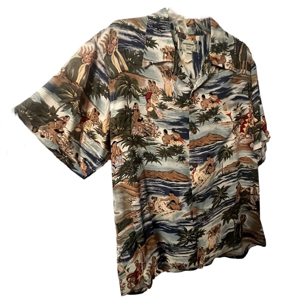 Kamehameha VHTF Iconic Original Vintage Hawaiian Hula Shirt Perfect New NWT